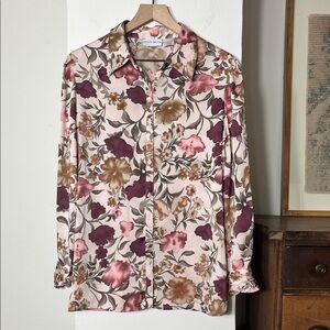 Jaclyn Smith Floral Blouse